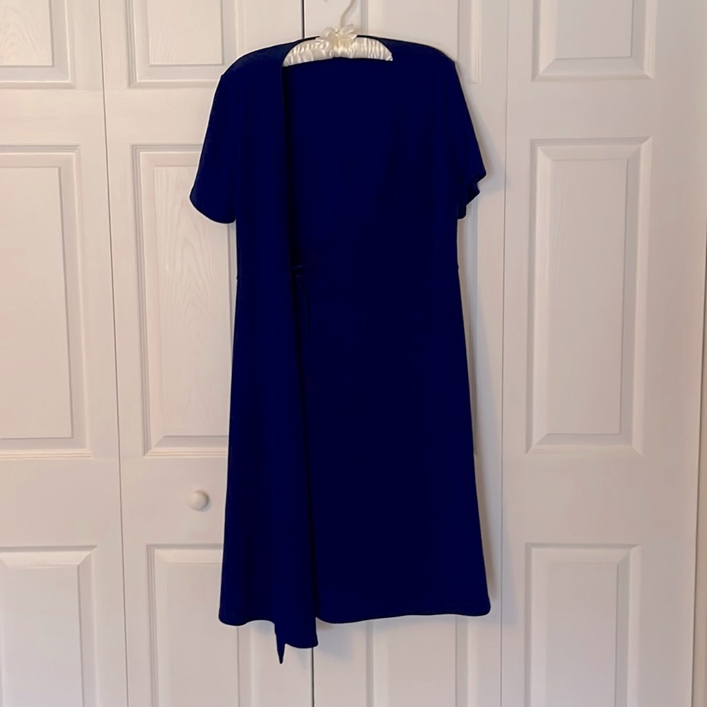 Royal Blue Wrap Dress